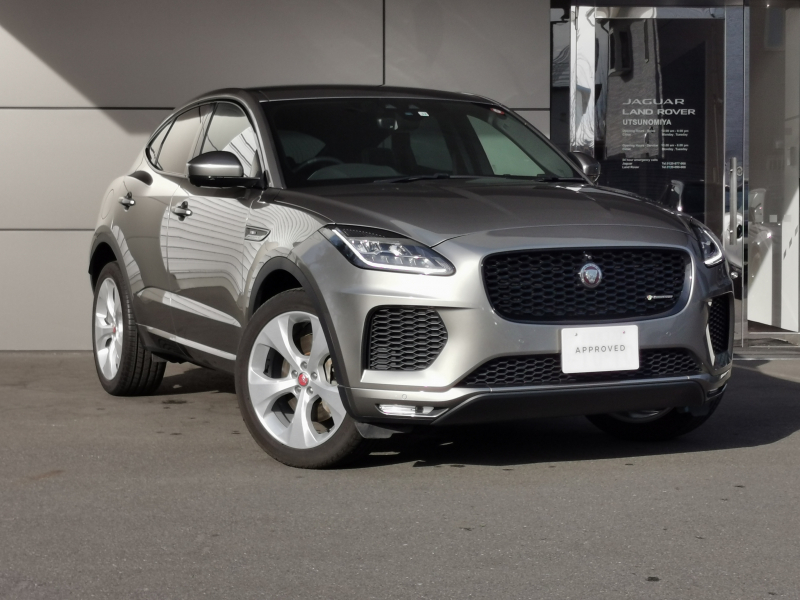 ジャガー E-PACE RダイナミックS2.0L P250 4WD 1オーナ 禁煙車 TFTメーター ガラスルーフ ドライブプロパック ブラックパック ガラスルーフ キーレスエントリー パワージェスチャーテールゲート デジタルテレビ ヒーター付フロントシート ACC 20AW