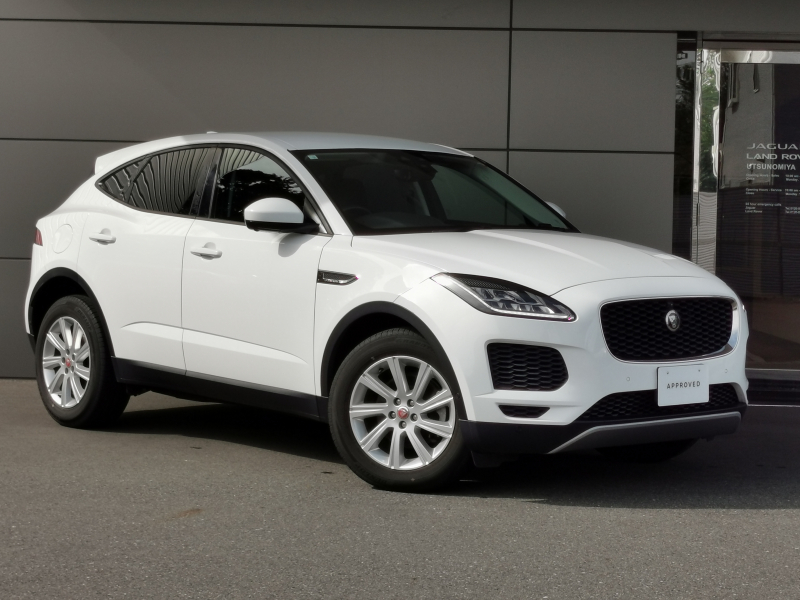 ジャガー E-PACE S2.0L D180 4WD 禁煙車 デジタルTV 10way電動シ-ト ACC BSM ハンズフリーパワーテールゲート LEDヘッドランアップルカープレイ アンドロイドオート 10.2インチTouch Pro