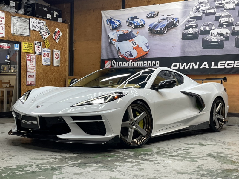 シボレー コルベット C8　スティングレー　coupe　3LT　Z51パフォーマンスPKG　新車並行　カーボンエアロ　CL2WAY車高調　WORK20/21　エクセリー可変エキゾースト