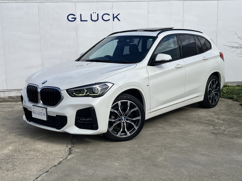 BMW X1 xドライブ18d Mスポーツ 4WD 1オーナー/禁煙車/サンルーフ/純正ナビ/バックカメラ/アダプティブクルーズ/ハーフレザーシート/シートヒーター/パワーバックドア/パドルシフト/