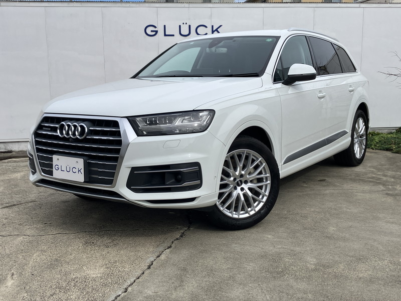 アウディ Q7 Q7 2.0TFSIクワトロ 4WD 禁煙車/レザーシート/シートヒーター/バーチャルコクピット/MMIナビ/全周囲カメラ/フルセグTV/Bluetooth接続/アダプティブクルーズ/純正20AW/