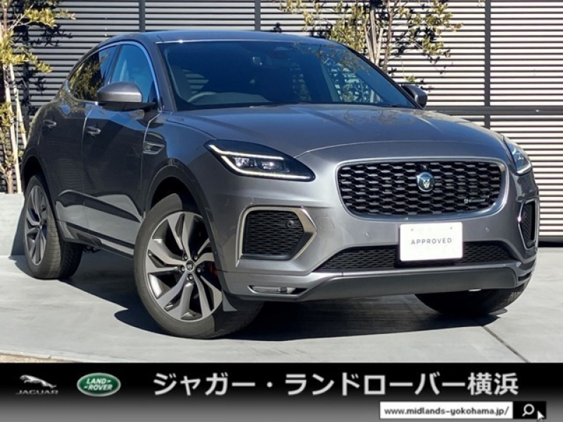 ジャガー E-PACE Rダイナミック HSE D200 1オーナー 禁煙車 フロントヒーター&クーラーシート リアヒーターシート MERIDIAN 20インチアルミホイール ステアリングヒーター 液晶メーター ブレーキキャリパーレッド ガラスルーフ