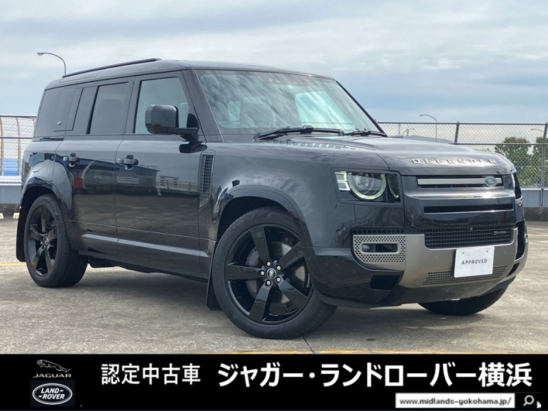 ランドローバー ディフェンダー 110X DynamicHSE D300 4WD 1オーナー 禁煙車 エアサスペンションパック フロントヒータークーラーシート 22インチスタイル5098ホイール サンルーフ 液晶メーター 11.4インチナビゲーション ブラックルーフレール クロスカービームダークグレー アップルカープレイ アンドロイドオート Bluetooth MERIDIAN