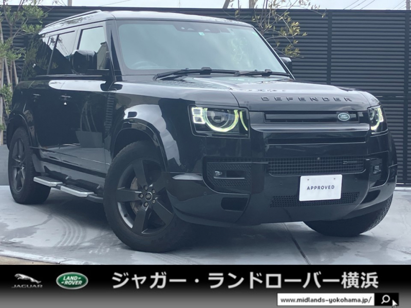 ランドローバー ディフェンダー 110X DYNAMIC SE D300 4WD 1オーナー 禁煙車 7人乗り エアサスペンションパック エクステンデッドブラックパック 20インチスタイル5098ホイール ファミリーパック MERIDIANサウンド 固定式サイドステップ 3Dサラウンドカメラ プライバシーガラス