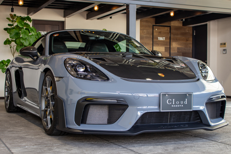 ポルシェ 718スパイダー RS PDK　アークティックグレー　ヴァイザッハパッケージ　PCCB　リフトシステム　LEDヘッドライト