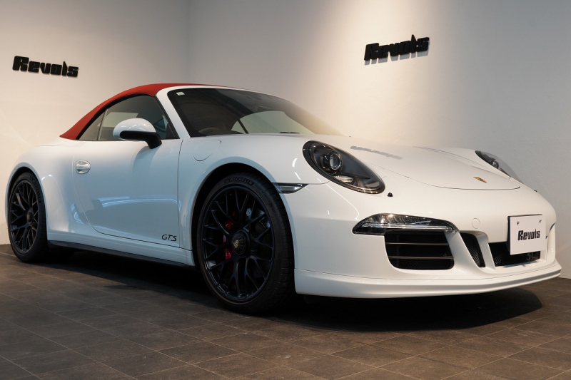 ポルシェ 911(Type991.1) Carrera 4 GTS Cabriolet PDK GTSインテリアPKG カーボンインテリアPKG キャララホワイト 禁煙車