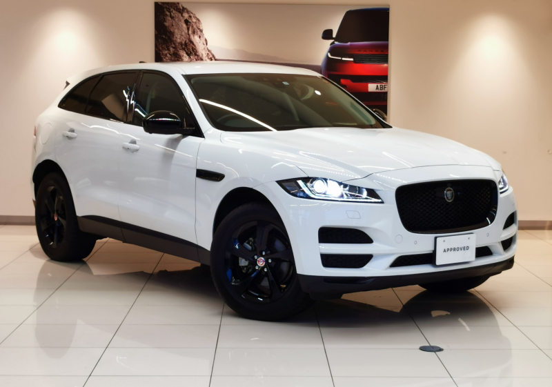 ジャガー F-PACE 20d ピュア 2.0L D180 AWD 黒革シート フロントシートヒーター MERIDIAN™サウンド ACC 19インチアルミホイール インタラクティブドライバーディスプレイ 電動調整ステアリングコラム メモリーシート パワーテールゲート