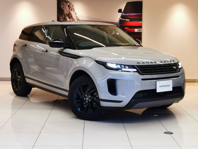 ランドローバー レンジローバー EVOQUE S 2.0L D200 AWD 1オーナー 白革シート サンルーフ 全席シートヒーター ワイヤレスデバイスチャージング インタラクティブドライバーディスプレイ メモリーシート パワーテールゲート 18インチアルミホイール（グロスブラック） コールドクライメートパック