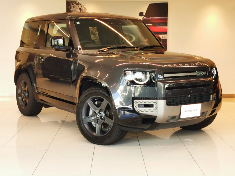 ランドローバー ディフェンダー 90 XダイナミックSE 3.0L D300 AWD 1オーナー 黒シート MERIDIANサウンド インタラクティブドライバーディスプレイ 電子制御エアサスペンション ACC 20インチアルミホイール メモリーシート ブラインドスポットモニター