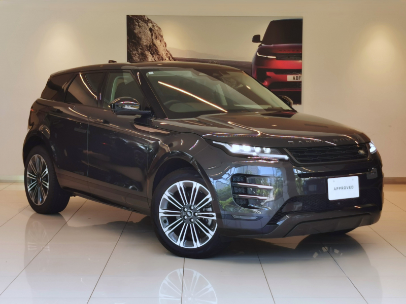 ランドローバー レンジローバー EVOQUE ダイナミックHSE1.5L P300ePHEV 4WD 1オーナー 黒白革シート サンルーフ  ピクセルLEDヘッドライト ワイヤレスデパーチャージング メモリーシート MERIDIAN ステアリングコラム ACC パワーテールゲート ブラインドスポットモニター 20インチAW