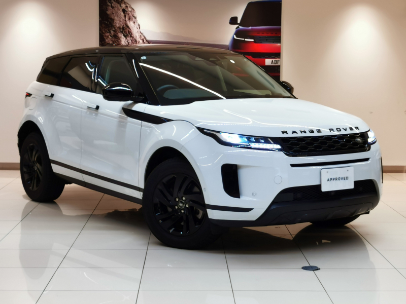 ランドローバー レンジローバー EVOQUE S 2.0L D200 AWD 1オーナー 黒革シート ブラックエクステリアパック ブラックコントラストルーフ 18インチアルミホイール（グロスブラック） ドライブパック PiviPro AppleCarPlay＆AndroidAuto LEDヘッドライト プライバシーガラス