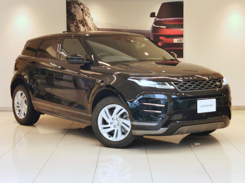 ランドローバー レンジローバー EVOQUE RダイナミックS 2.0L D180 AWD 白黒革シート フロントシートヒーター クリアサイトインテリアリアビューミラー インタラクティブドライバーディスプレイ ブラインドスポットモニター パドルシフト 18インチアルミホイール ACC